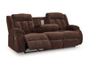 Observation Power Reclining Sofa with Drop Down Table - Furniture Bros & Mattress (Bolingbrook, IL)