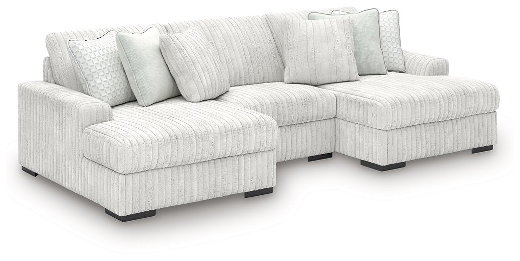 Stupendous Sectional with Double Chaise - Furniture Bros & Mattress (Bolingbrook, IL)