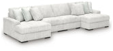 Stupendous Sectional with Double Chaise - Furniture Bros & Mattress (Bolingbrook, IL)