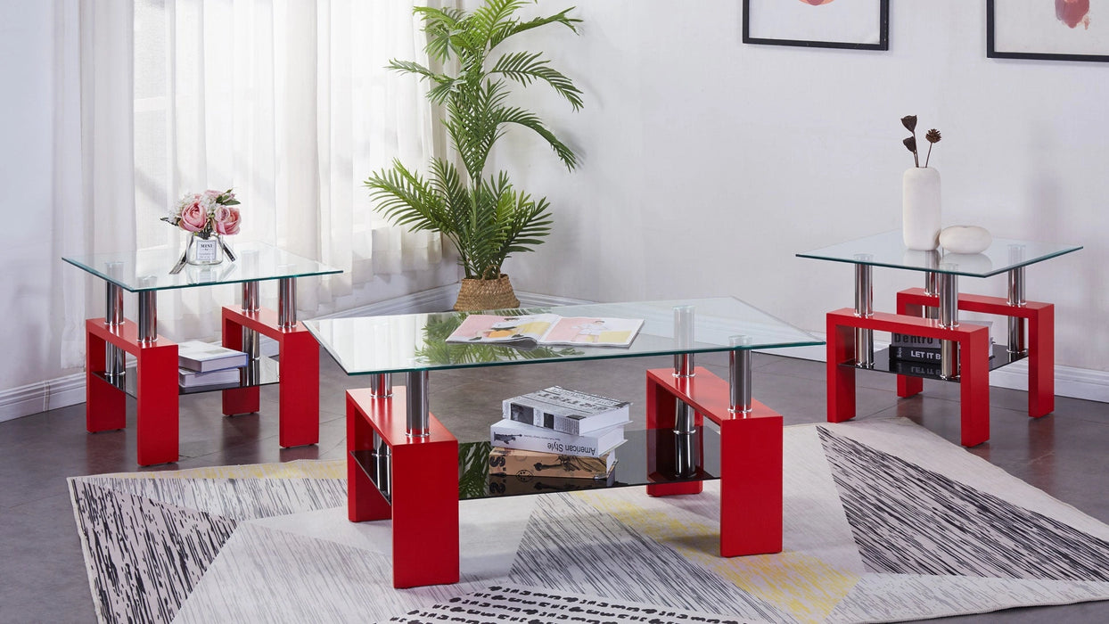 Audrey END TABLE (2/BOX) - T310E-BK