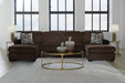 Kimlee Sectional with Double Chaise - Furniture Bros & Mattress (Bolingbrook, IL)