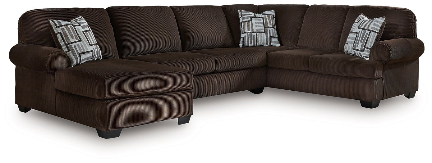 Kimlee Sectional with Chaise - Furniture Bros & Mattress (Bolingbrook, IL)
