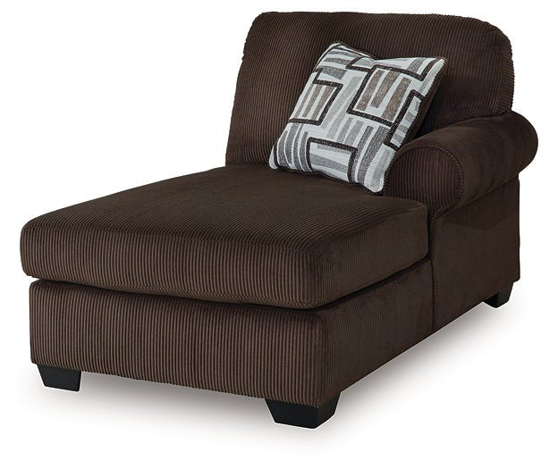 Kimlee Sectional with Double Chaise - Furniture Bros & Mattress (Bolingbrook, IL)