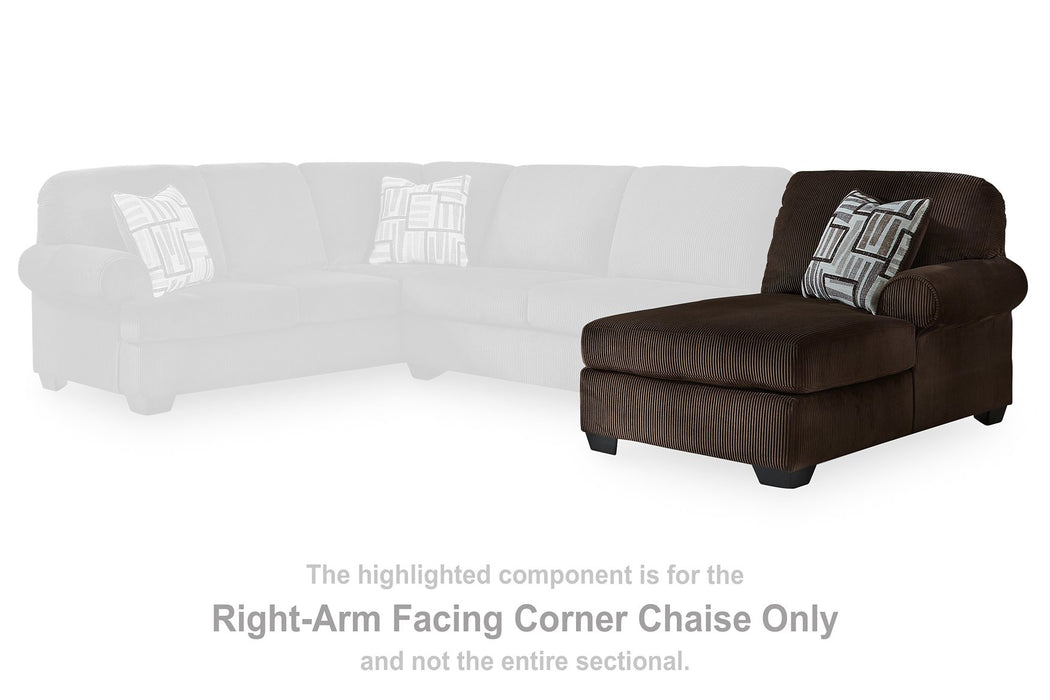 Kimlee Sectional with Chaise - Furniture Bros & Mattress (Bolingbrook, IL)