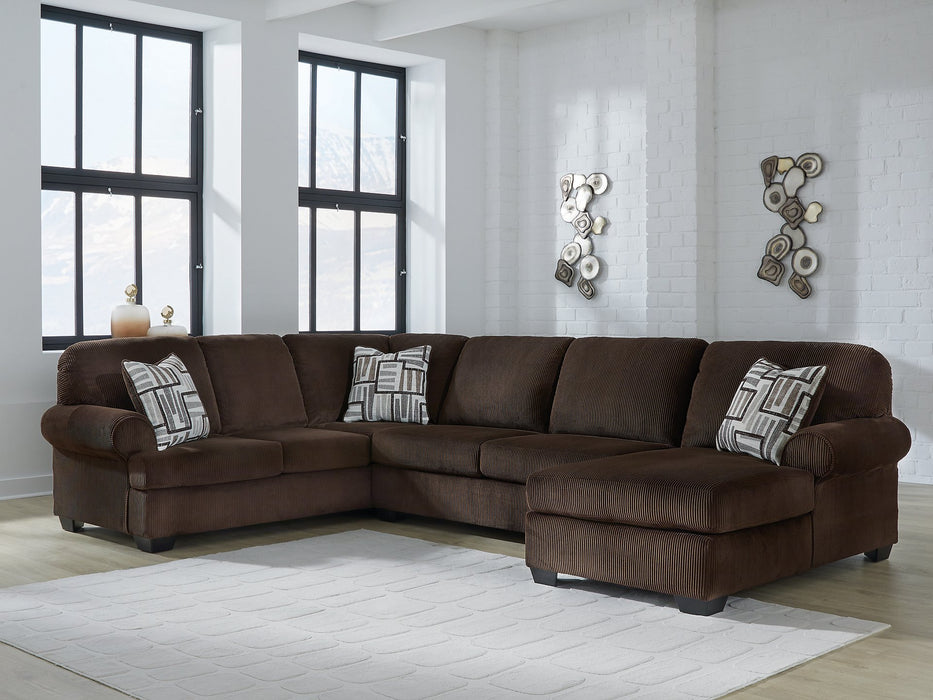 Kimlee Sectional with Chaise - Furniture Bros & Mattress (Bolingbrook, IL)
