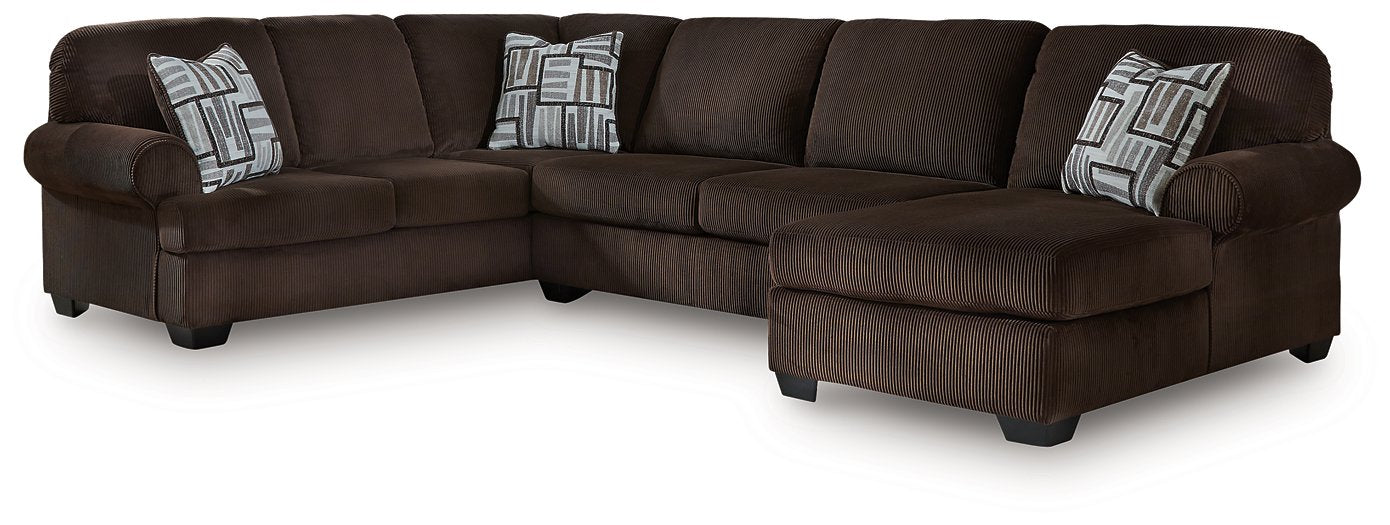 Kimlee Sectional with Chaise - Furniture Bros & Mattress (Bolingbrook, IL)