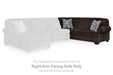 Kimlee Sectional with Chaise - Furniture Bros & Mattress (Bolingbrook, IL)