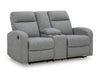 Gauntlet Reclining Loveseat with Console - Furniture Bros & Mattress (Bolingbrook, IL)