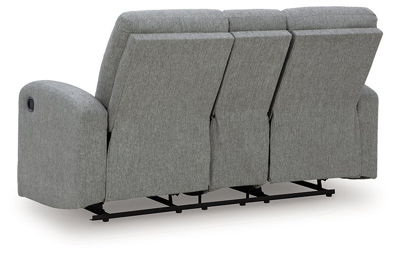 Gauntlet Reclining Loveseat with Console - Furniture Bros & Mattress (Bolingbrook, IL)