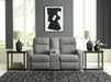 Gauntlet Reclining Loveseat with Console - Furniture Bros & Mattress (Bolingbrook, IL)