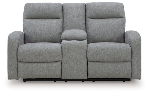 Gauntlet Reclining Loveseat with Console - Furniture Bros & Mattress (Bolingbrook, IL)