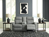 Gauntlet Reclining Loveseat with Console - Furniture Bros & Mattress (Bolingbrook, IL)