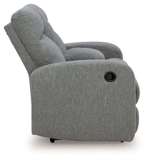 Gauntlet Reclining Loveseat with Console - Furniture Bros & Mattress (Bolingbrook, IL)