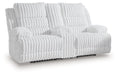 Rhines Falls Power Reclining Loveseat with Console - Furniture Bros & Mattress (Bolingbrook, IL)
