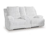 Rhines Falls Power Reclining Loveseat with Console - Furniture Bros & Mattress (Bolingbrook, IL)