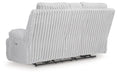 Rhines Falls Power Reclining Loveseat with Console - Furniture Bros & Mattress (Bolingbrook, IL)