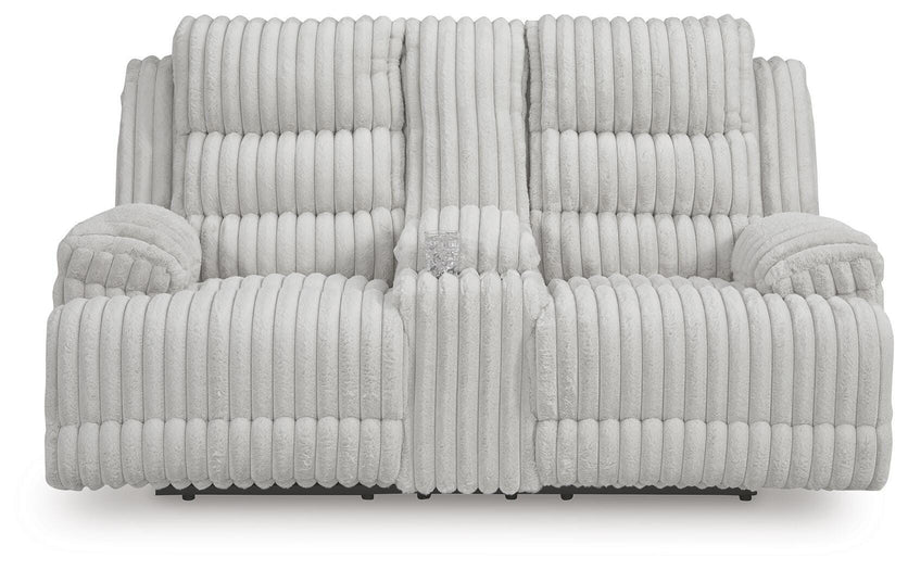 Rhines Falls Power Reclining Loveseat with Console