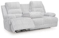 Rhines Falls Power Reclining Sofa with Drop Down Table - Furniture Bros & Mattress (Bolingbrook, IL)