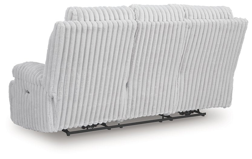 Rhines Falls Power Reclining Sofa with Drop Down Table - Furniture Bros & Mattress (Bolingbrook, IL)