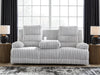 Rhines Falls Power Reclining Sofa with Drop Down Table - Furniture Bros & Mattress (Bolingbrook, IL)