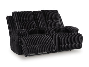 Rhine Falls Reclining Loveseat with Console - Furniture Bros & Mattress (Bolingbrook, IL)