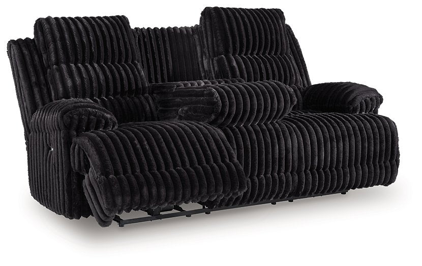 Rhine Falls Power Reclining Sofa with Drop Down Table - Furniture Bros & Mattress (Bolingbrook, IL)