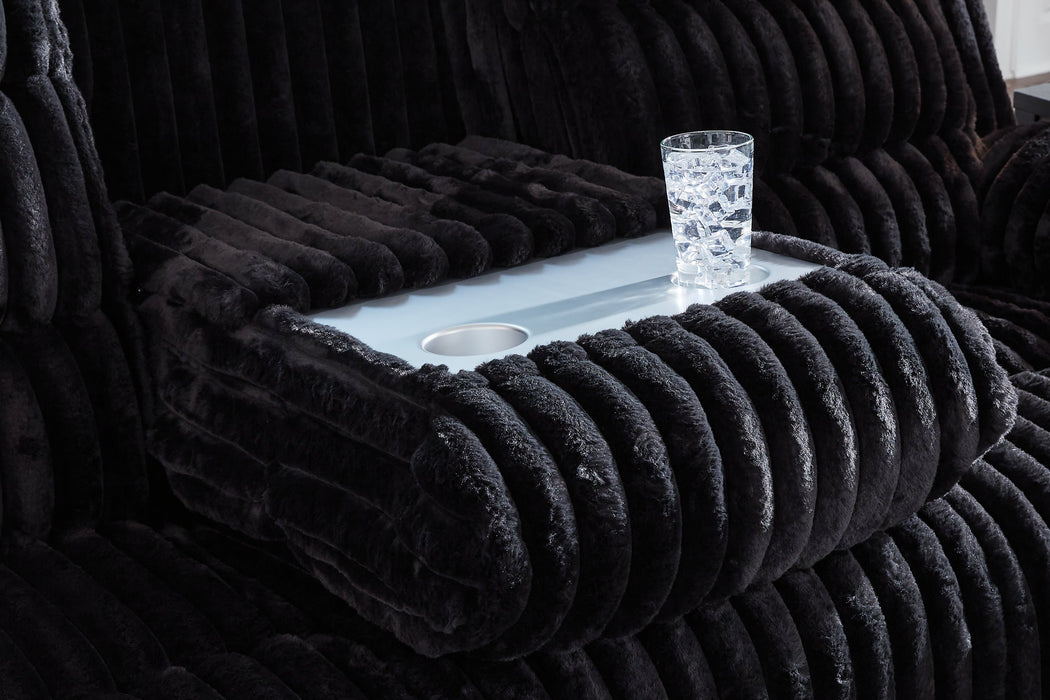 Rhine Falls Power Reclining Sofa with Drop Down Table - Furniture Bros & Mattress (Bolingbrook, IL)