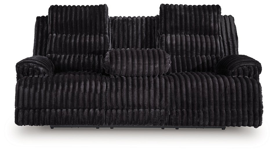 Rhine Falls Power Reclining Sofa with Drop Down Table - Furniture Bros & Mattress (Bolingbrook, IL)