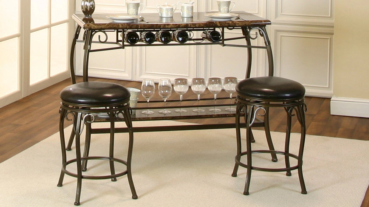 Blossom BAR UNIT & 2 STOOLS - D900
