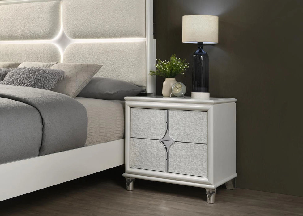 B025 Mysterious Gold Night Stand