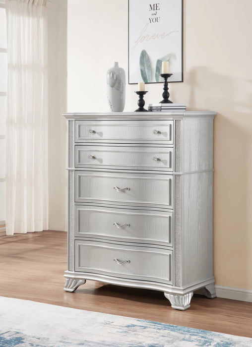 King Bed Frame - Dresser - Mirror - Chest - Nightstand