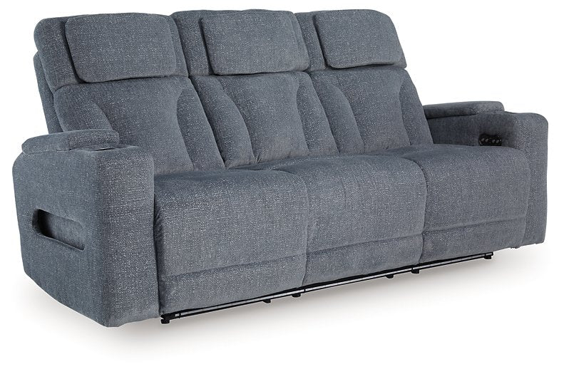 Studio Cave Power Reclining Sofa - Furniture Bros & Mattress (Bolingbrook, IL)
