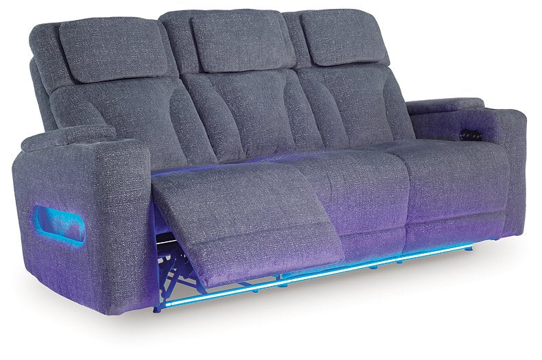 Studio Cave Power Reclining Sofa - Furniture Bros & Mattress (Bolingbrook, IL)