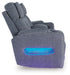 Studio Cave Power Reclining Loveseat with Console - Furniture Bros & Mattress (Bolingbrook, IL)