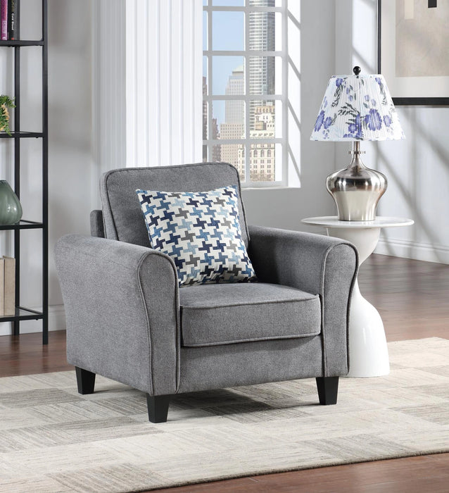 U416 Dark Gray Loveseat