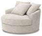 Cuddle Plush Oversized Swivel Accent Chair - Furniture Bros & Mattress (Bolingbrook, IL)