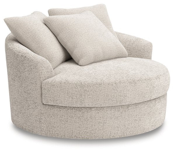 Cuddle Plush Oversized Swivel Accent Chair - Furniture Bros & Mattress (Bolingbrook, IL)