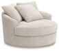Cuddle Plush Oversized Swivel Accent Chair - Furniture Bros & Mattress (Bolingbrook, IL)