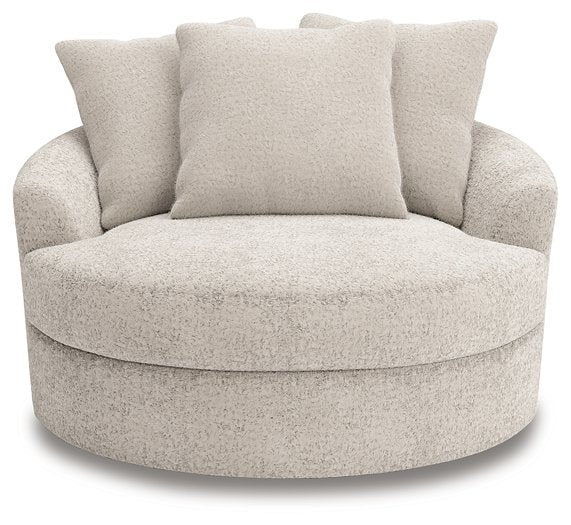 Cuddle Plush Oversized Swivel Accent Chair - Furniture Bros & Mattress (Bolingbrook, IL)