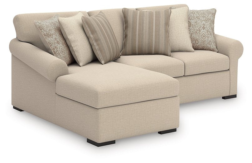 LadyMae Sectional with Chaise - Furniture Bros & Mattress (Bolingbrook, IL)