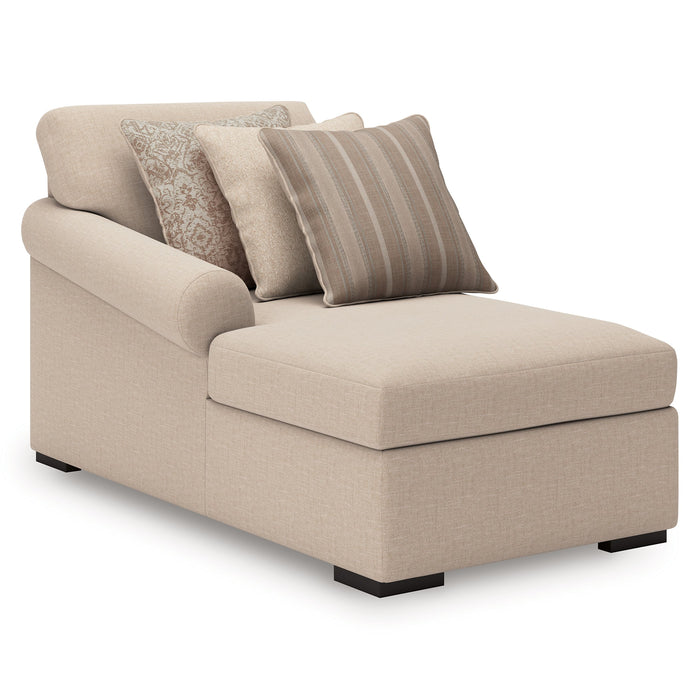 LadyMae Sectional with Chaise - Furniture Bros & Mattress (Bolingbrook, IL)