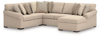 LadyMae Sectional with Chaise - Furniture Bros & Mattress (Bolingbrook, IL)