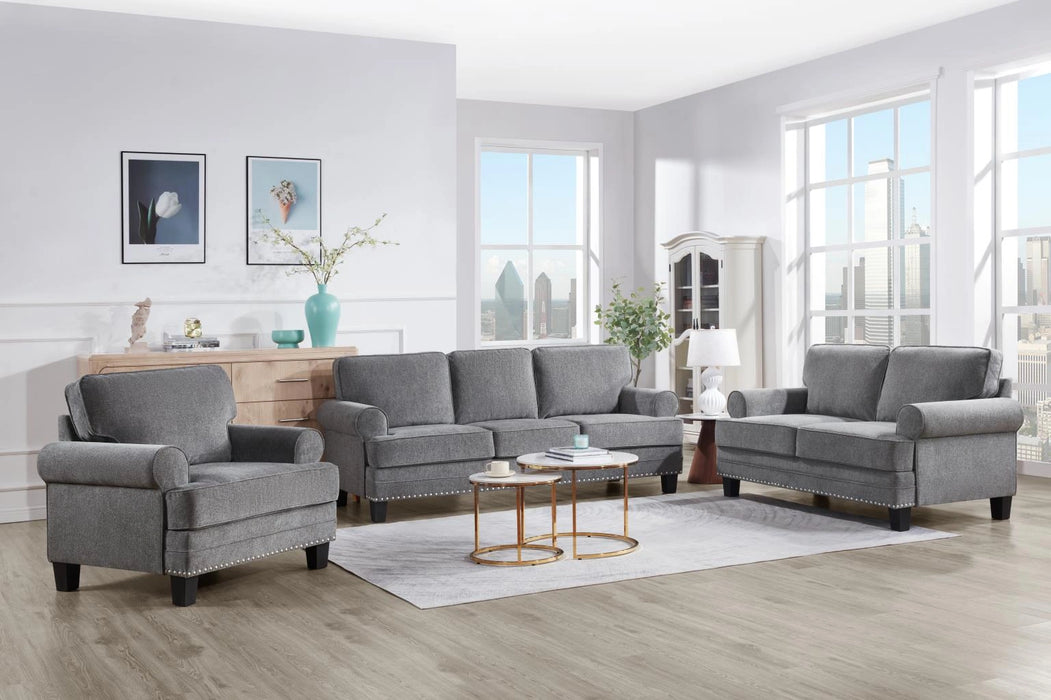 Gray Loveseat
