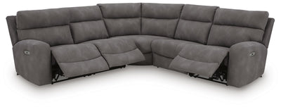 Next-Gen DuraPella Power Reclining Sectional - Furniture Bros & Mattress (Bolingbrook, IL)