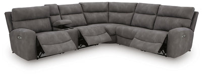 Next-Gen DuraPella Power Reclining Sectional - Furniture Bros & Mattress (Bolingbrook, IL)