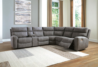 Next-Gen DuraPella Power Reclining Sectional - Furniture Bros & Mattress (Bolingbrook, IL)