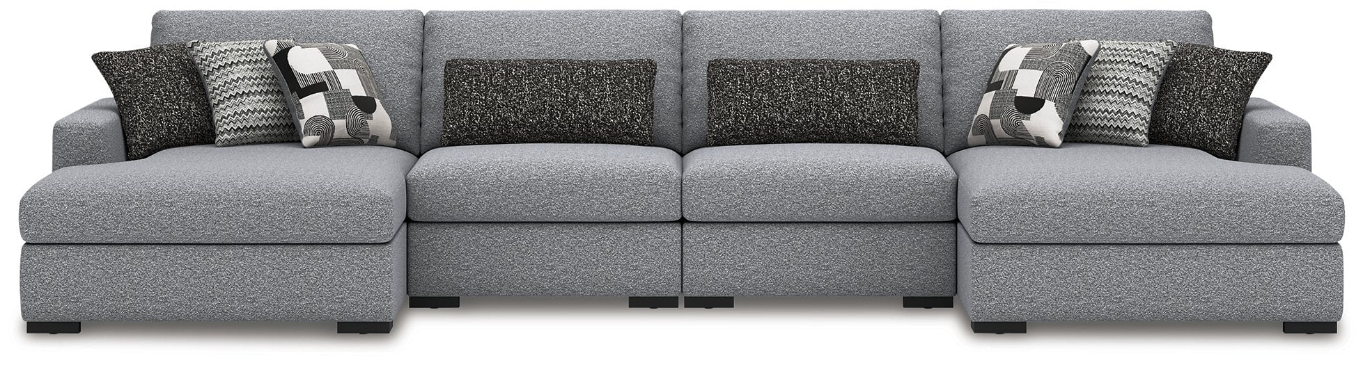 Bealton Sectional with Double Chaise - Furniture Bros & Mattress (Bolingbrook, IL)