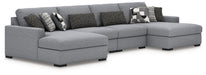 Bealton Sectional with Double Chaise - Furniture Bros & Mattress (Bolingbrook, IL)