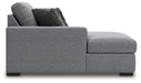 Bealton Sectional with Double Chaise - Furniture Bros & Mattress (Bolingbrook, IL)