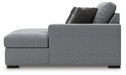 Bealton Sectional with Double Chaise - Furniture Bros & Mattress (Bolingbrook, IL)